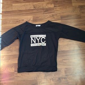 Like new! Mesh NYC long sleeve tee